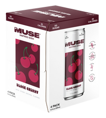 mymuse organic water - blood orange citrus - 12 pack